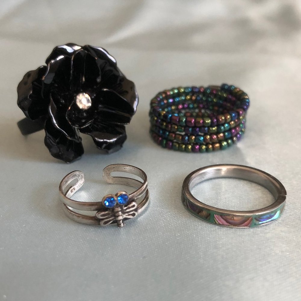 💎 Lot of assorted rings, including vintage!